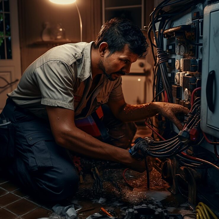 Electrical and Plumbing Works